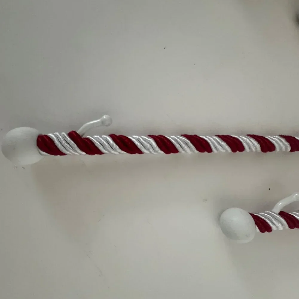 Four Fireplace Mantle Candy Cane Stocking Holders 9 inches